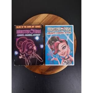 Glow In The Dark Art Series Monster High Frights Camera Action DVD SEALED